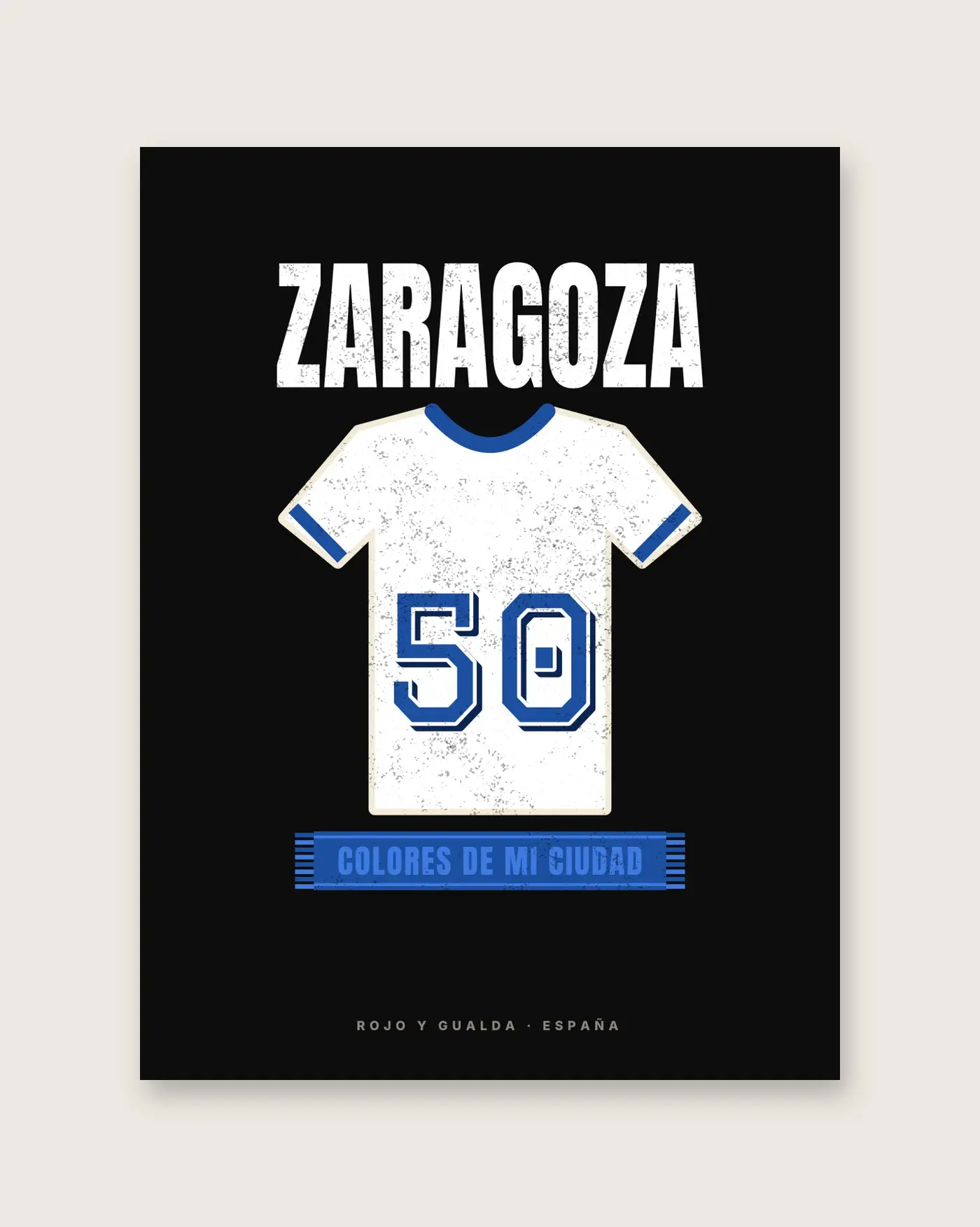 Colores de Zaragoza — Póster — detalle