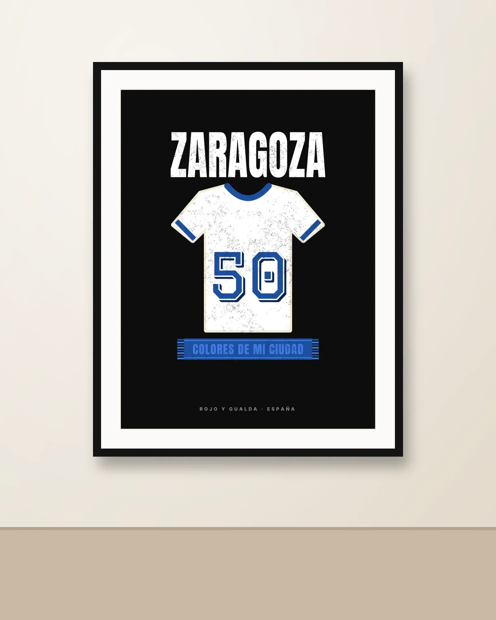 Colores de Zaragoza — Póster — en la pared