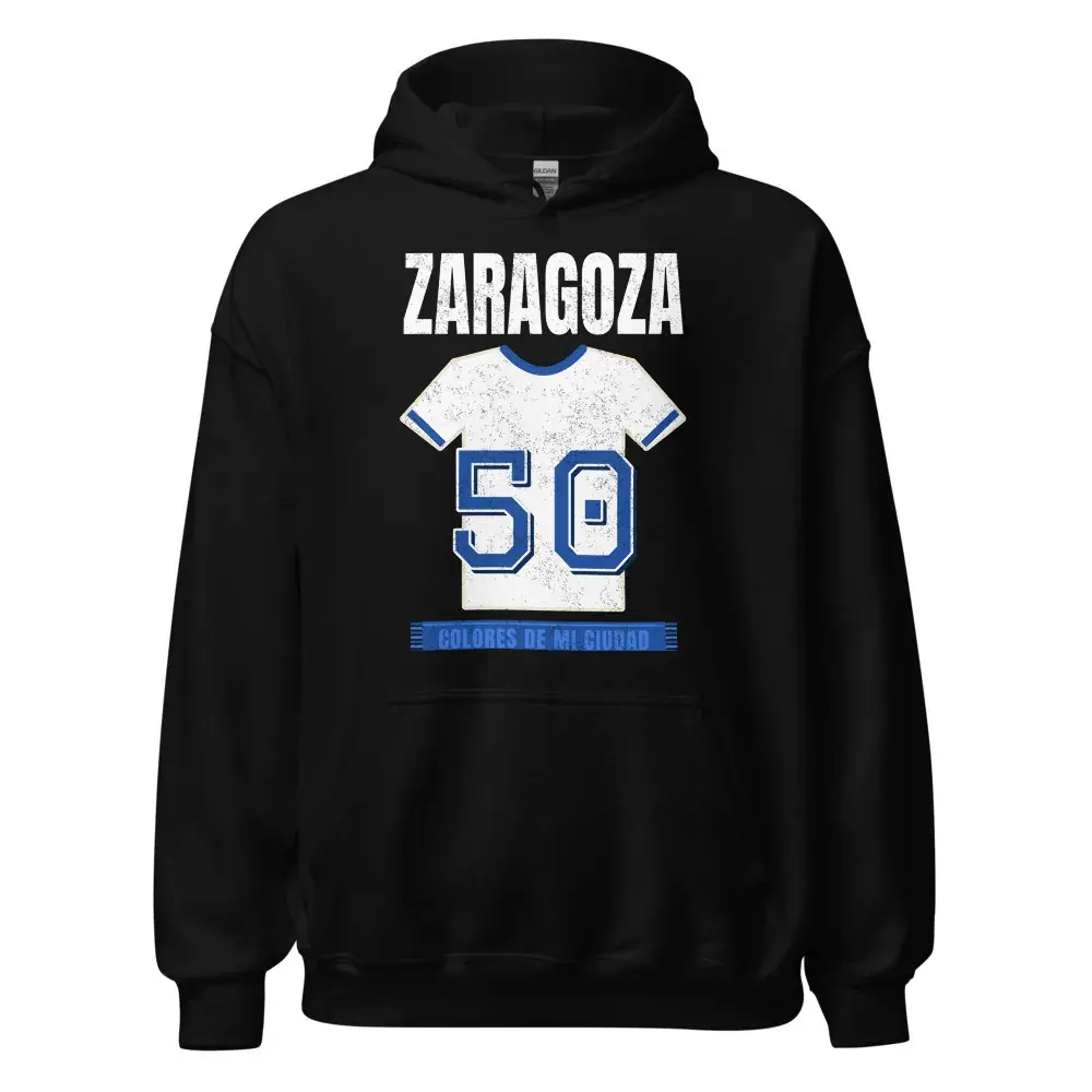 Colores de Zaragoza — Sudadera con capucha — Black