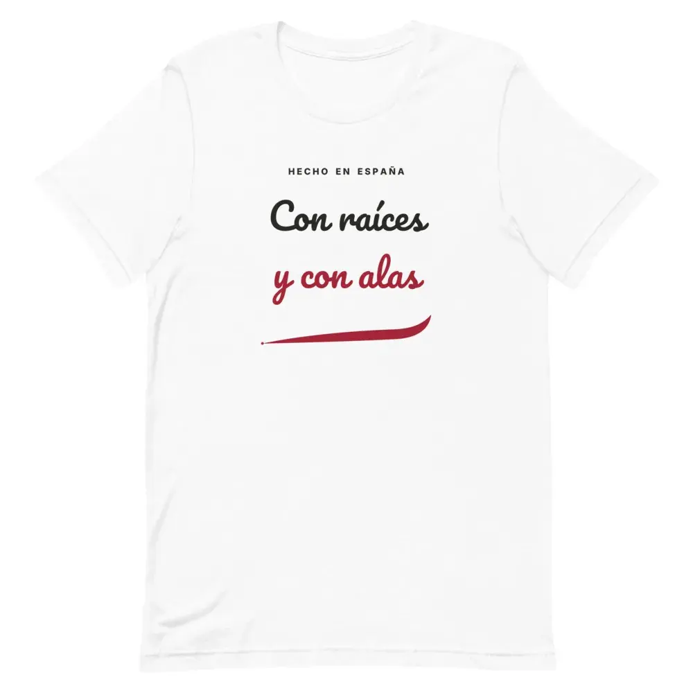 «Con raíces y con alas» — Camiseta — White — Front