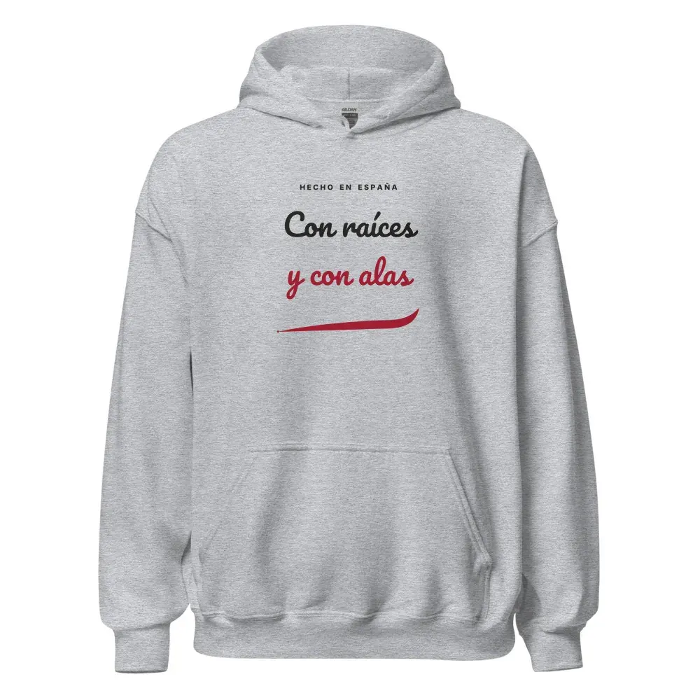 «Con raíces y con alas» — Sudadera con capucha