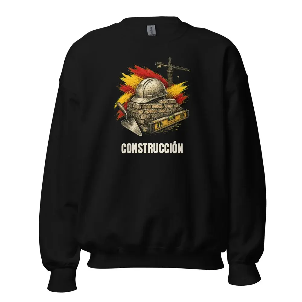 Construcción · Arte — Sudadera — Black