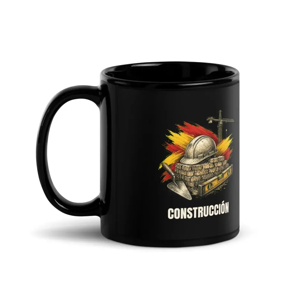 Construcción · Arte — Taza — Black