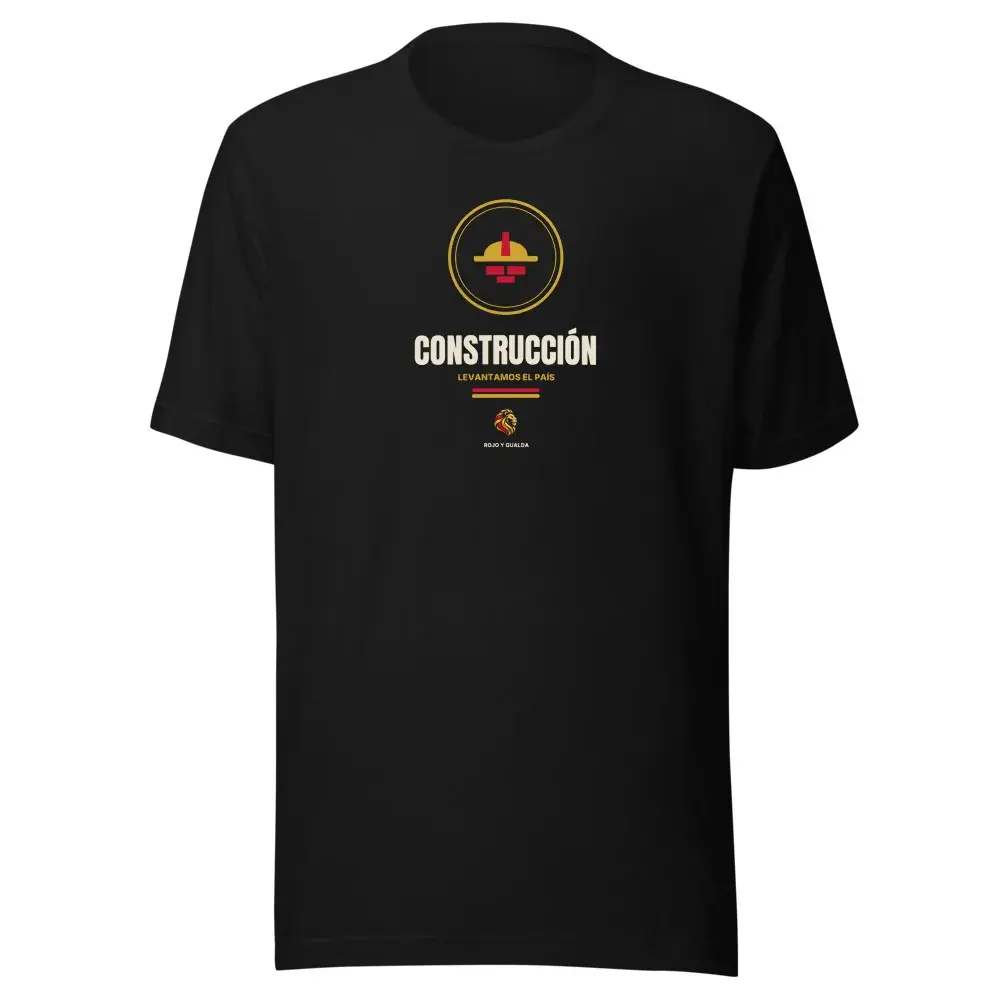 Construcción — Camiseta — Black