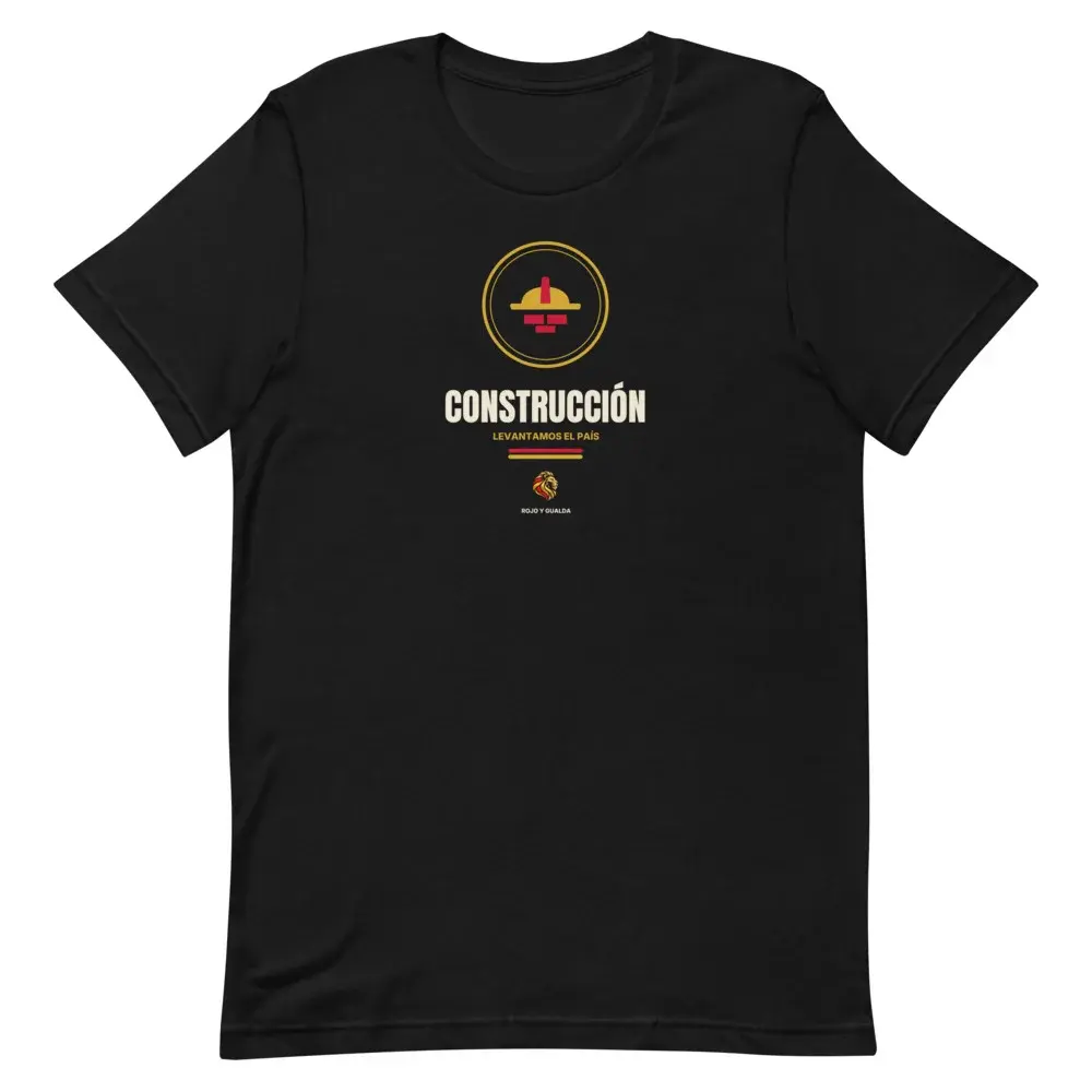 Construcción — Camiseta — Black — Front