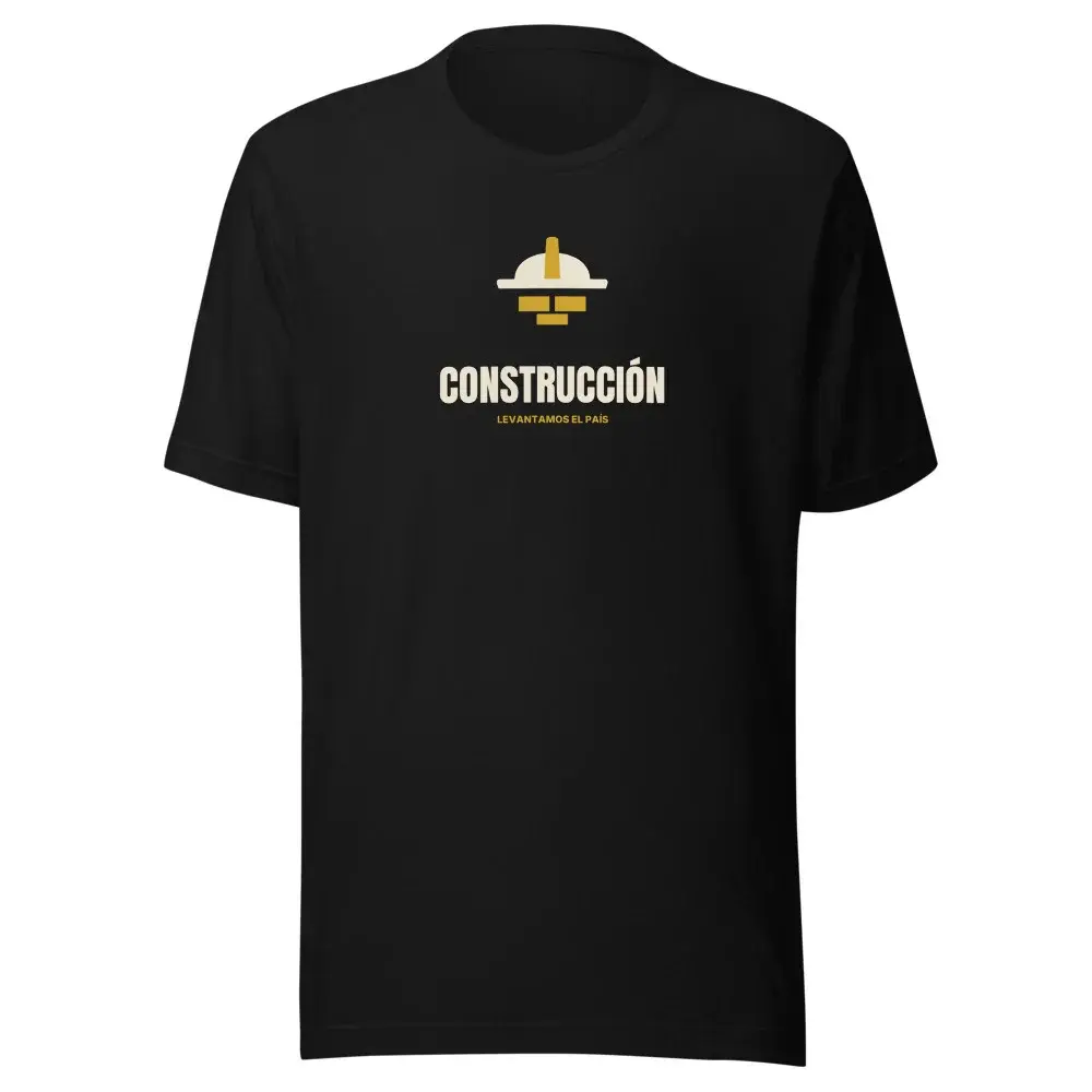Construcción Minimal — Camiseta — Black