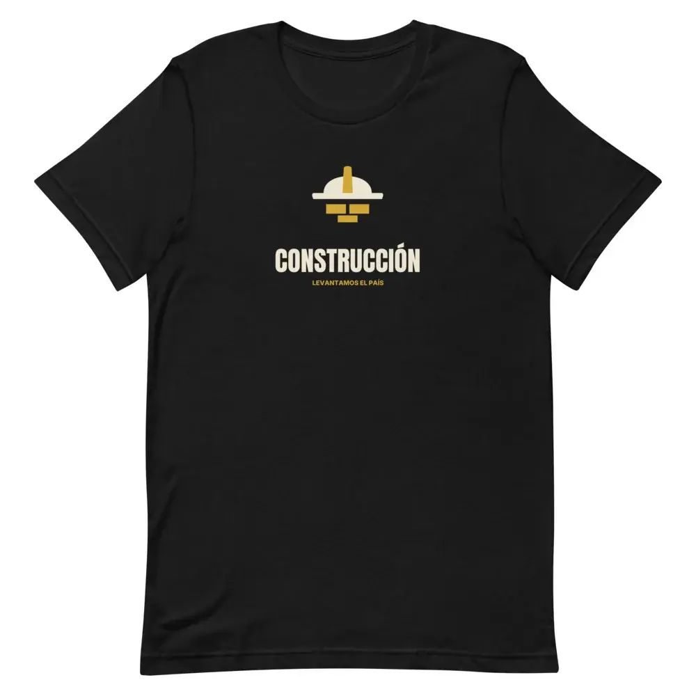 Construcción Minimal — Camiseta — Black — Front