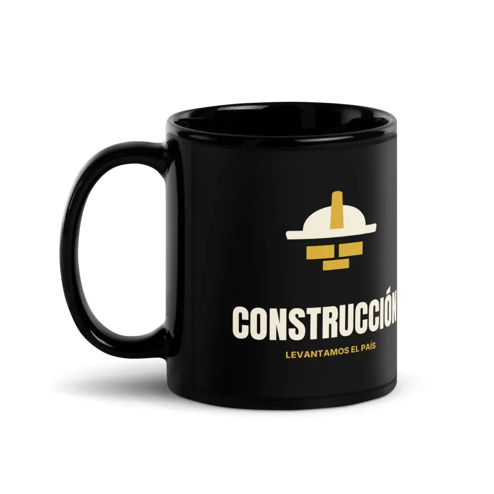 Construcción Minimal — Taza — Black