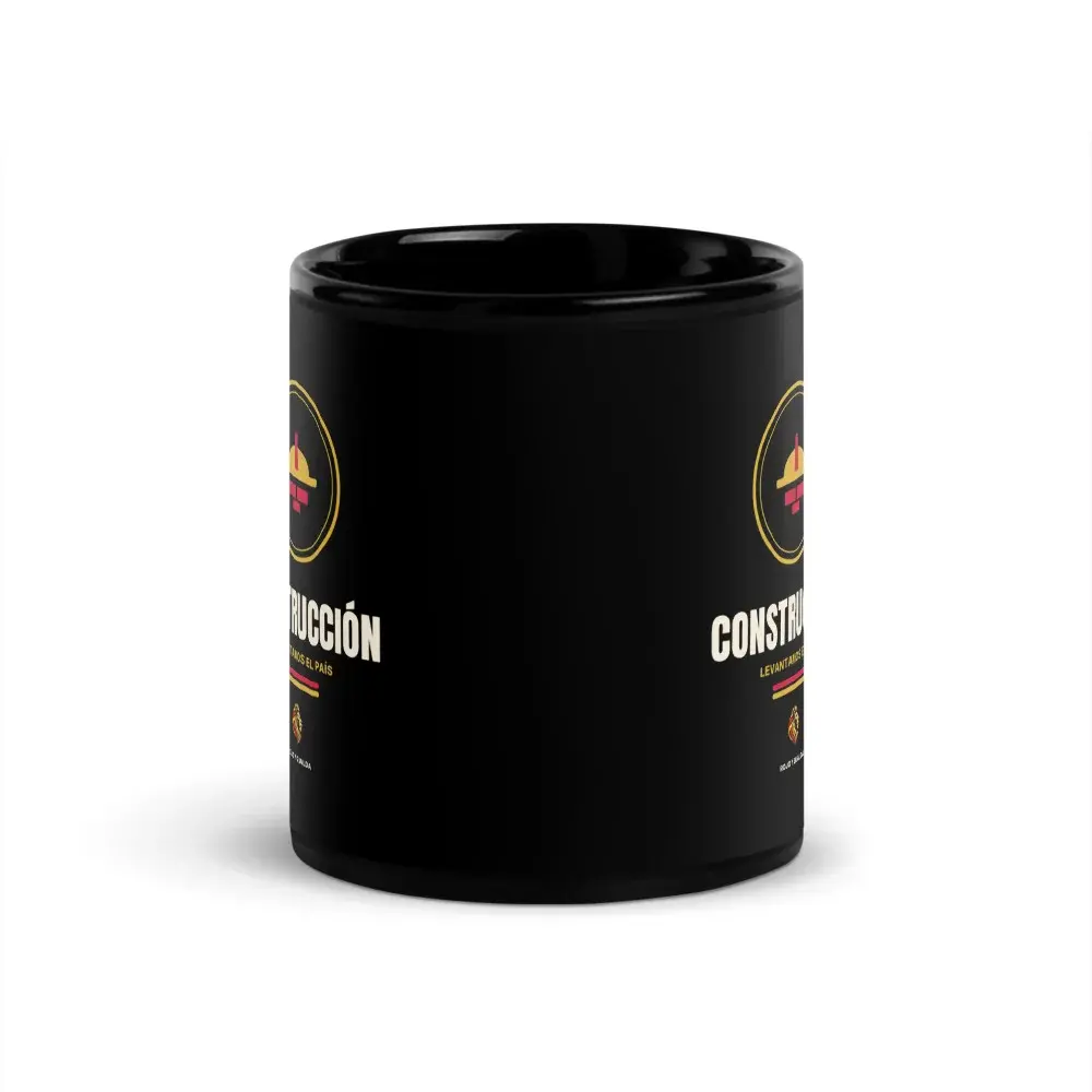 Construcción — Taza — Black — Front