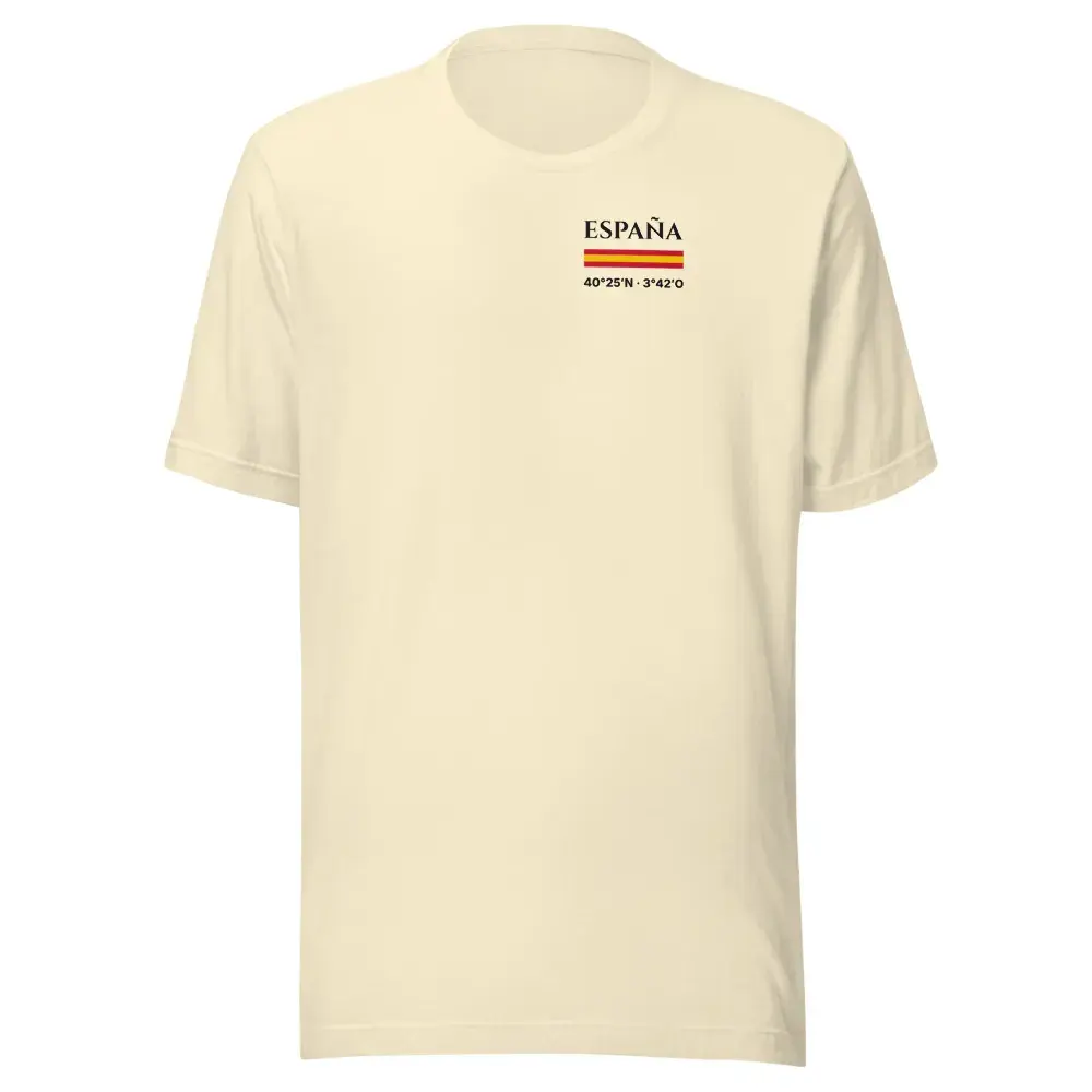 Coordenadas · Día — Camiseta — Natural