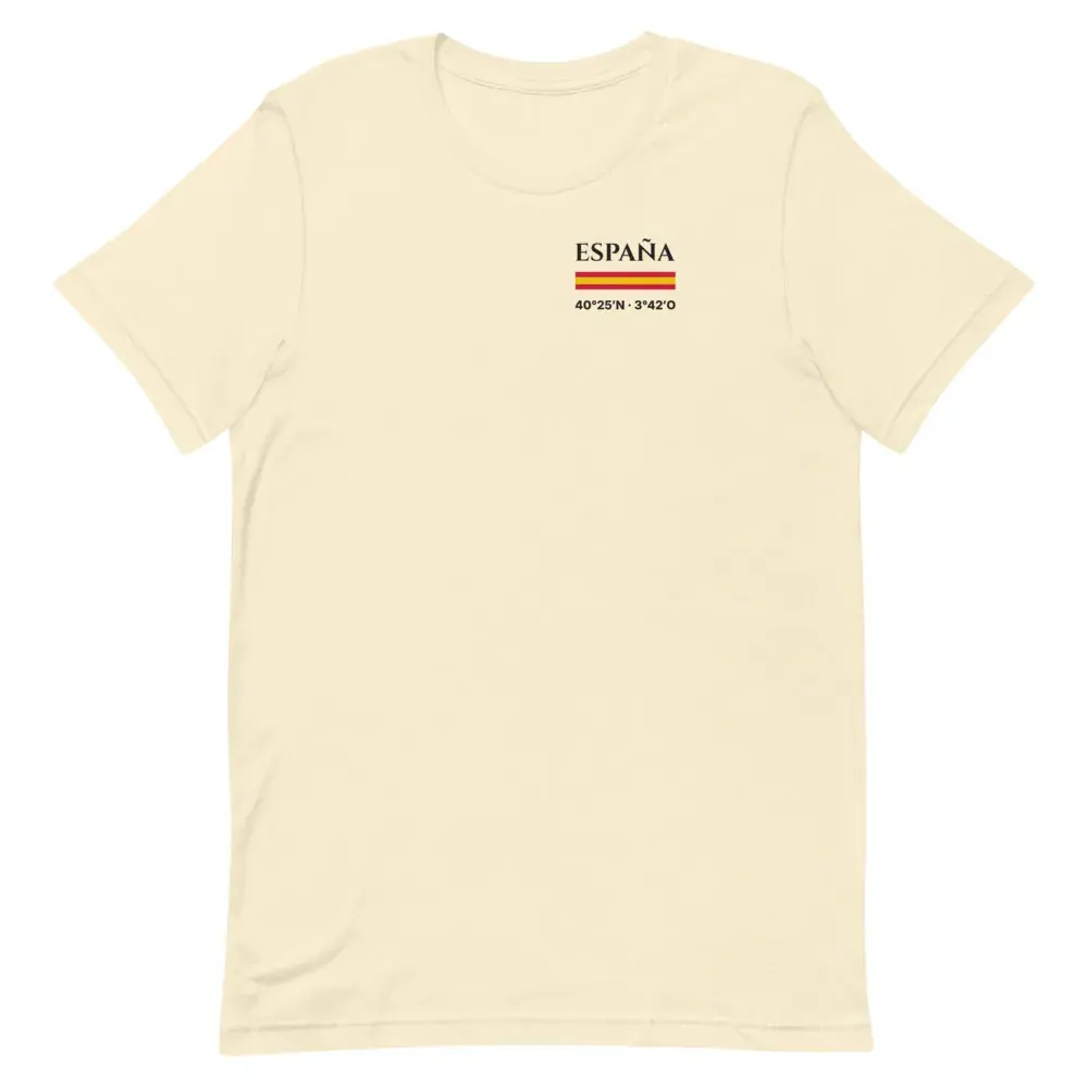 Coordenadas · Día — Camiseta — Natural — Front
