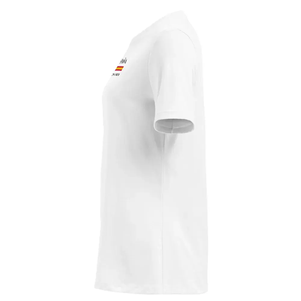 Coordenadas · Día — Camiseta de mujer — White — Left