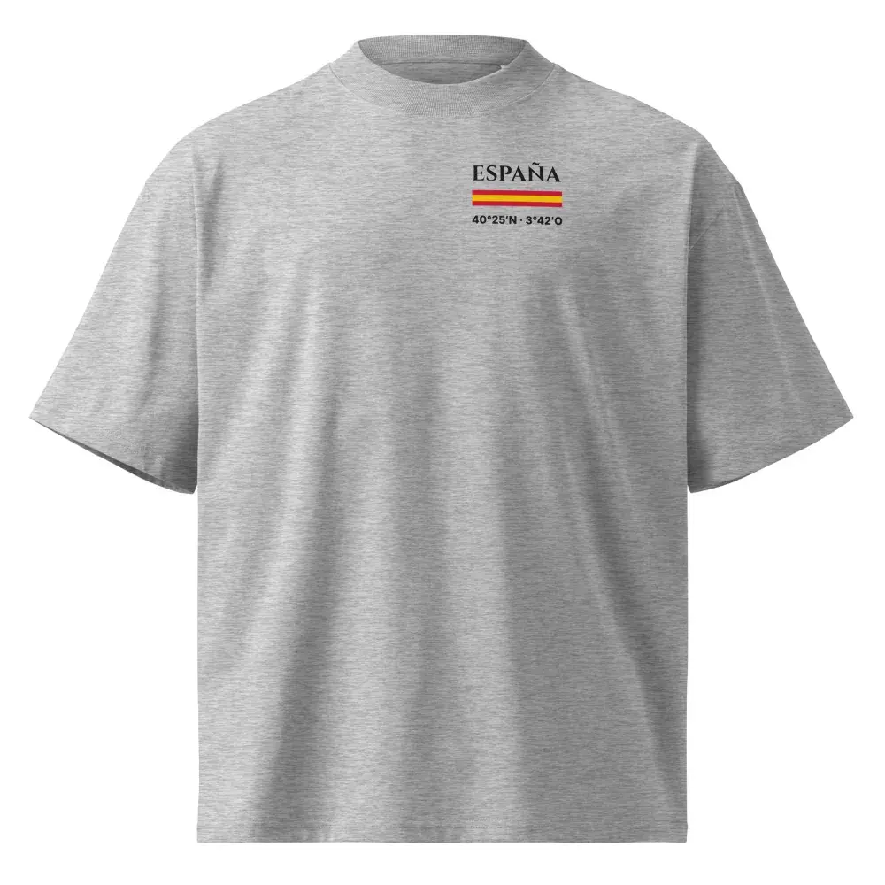 Coordenadas · Día — Camiseta oversize