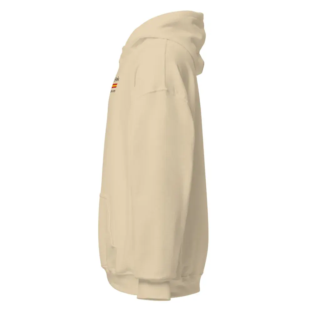 Coordenadas · Día — Sudadera con capucha — Sand — Left