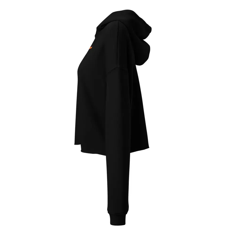 Coordenadas · Día — Sudadera corta de mujer — Black — Left