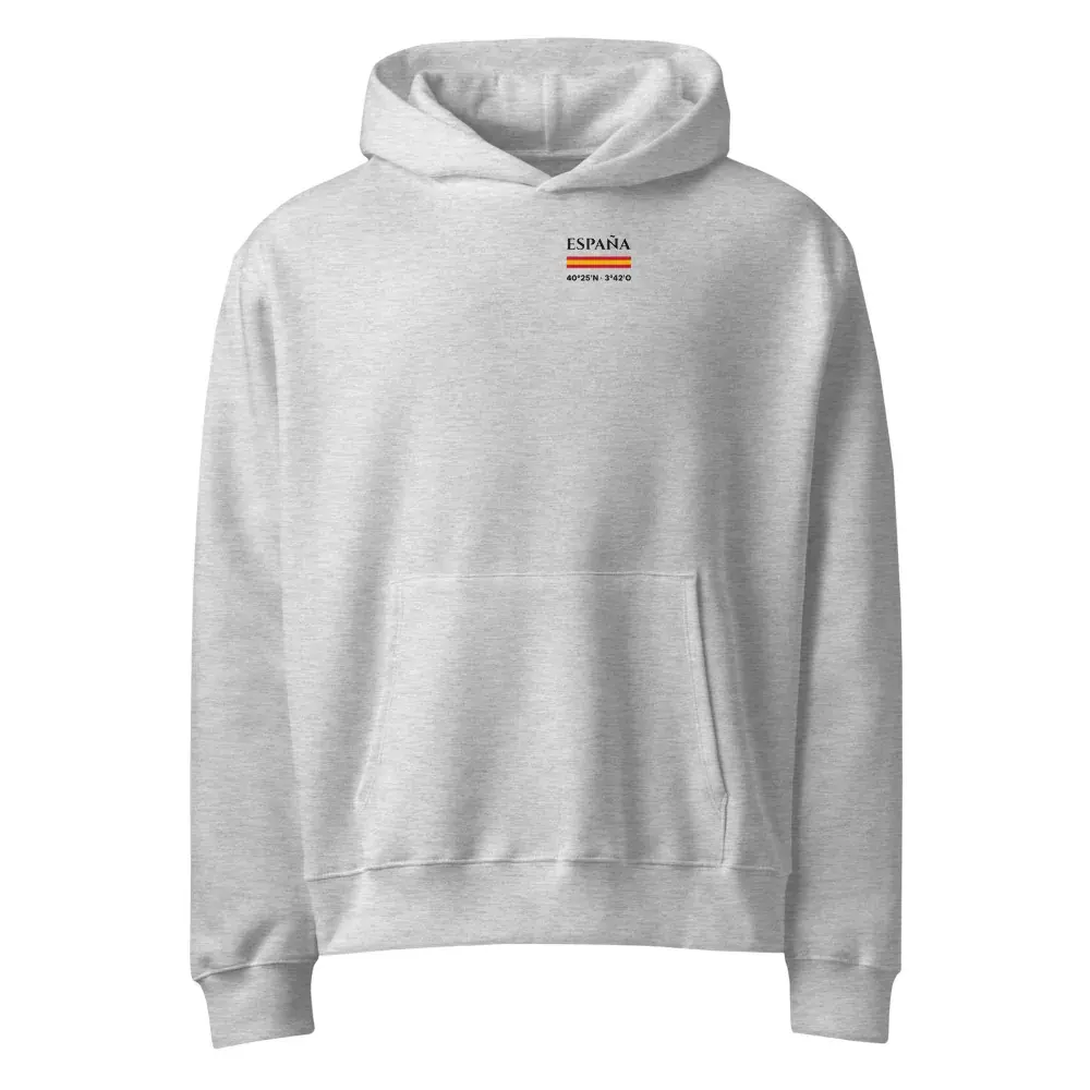 Coordenadas · Día — Sudadera oversize con capucha