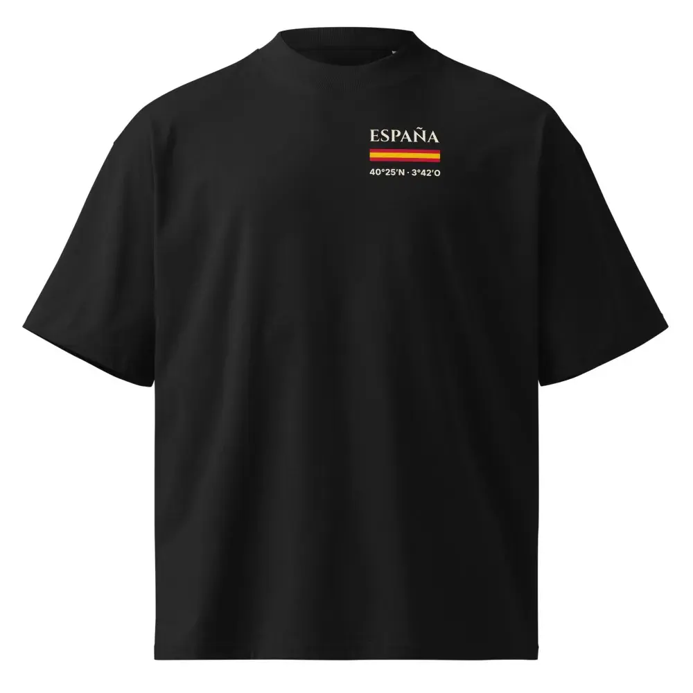Coordenadas · Noche — Camiseta oversize — Black