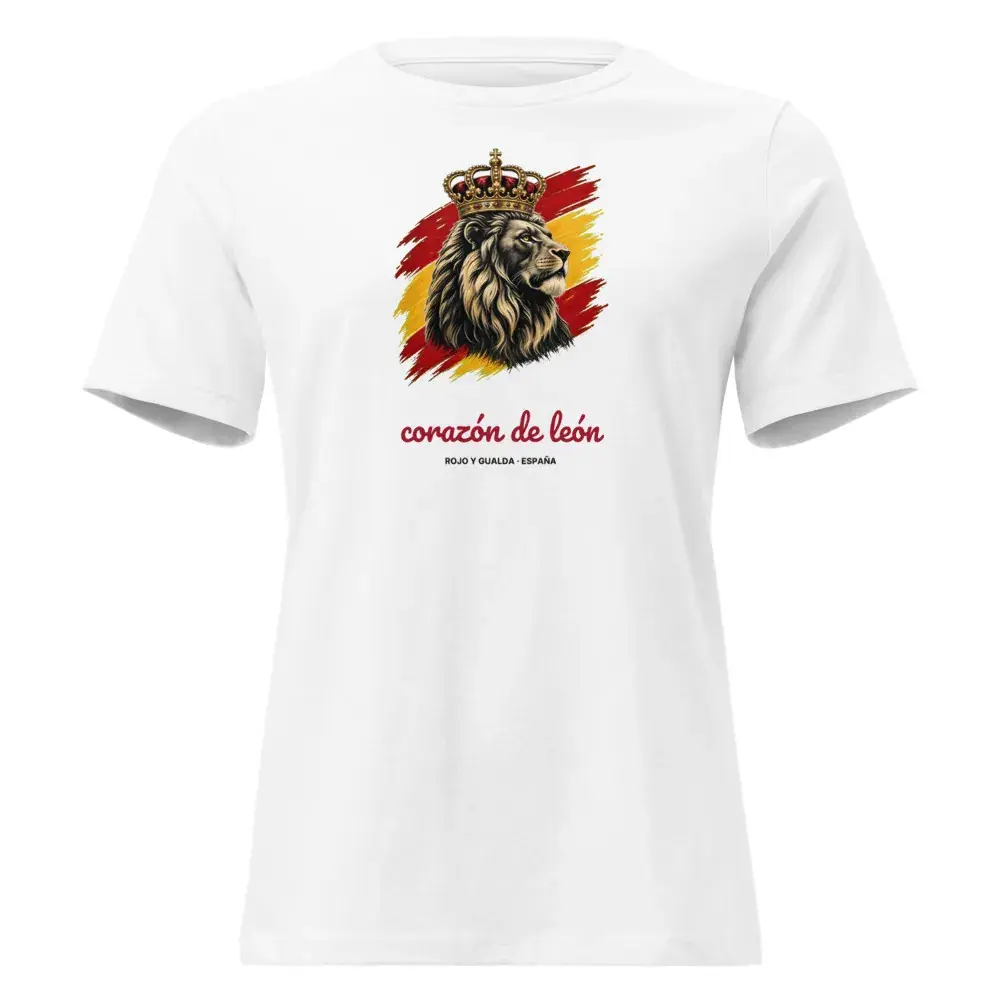 Corazón de León · Claro — Camiseta de mujer — White