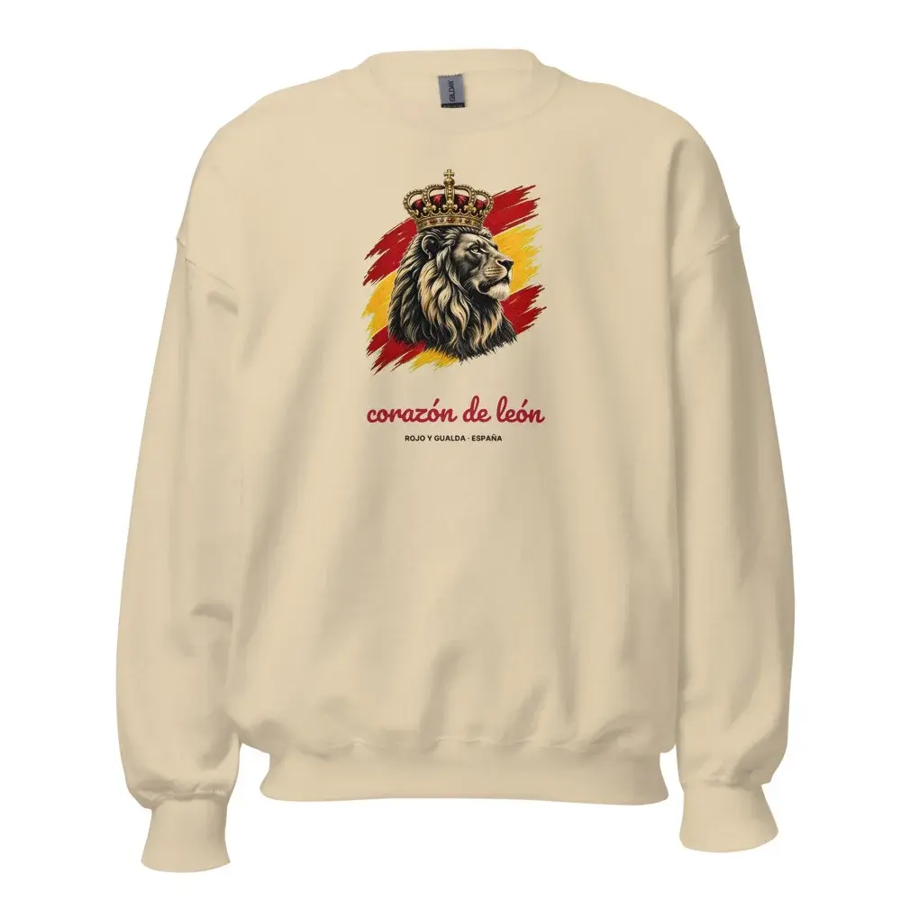 Corazón de León · Claro — Sudadera