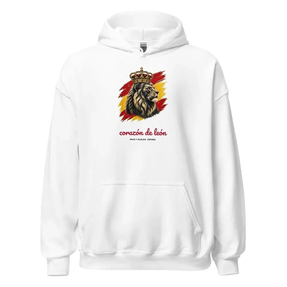 Corazón de León · Claro — Sudadera con capucha