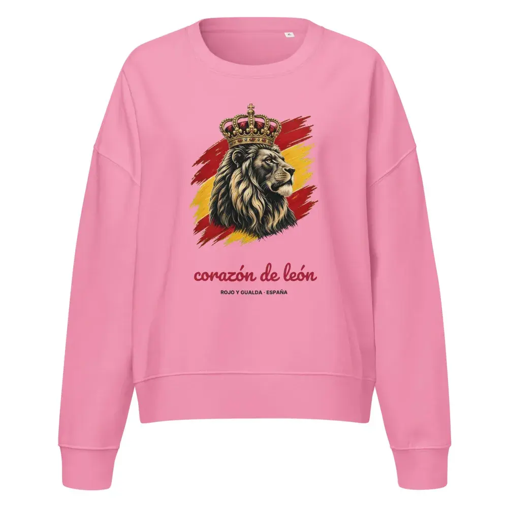 Corazón de León · Claro — Sudadera de mujer