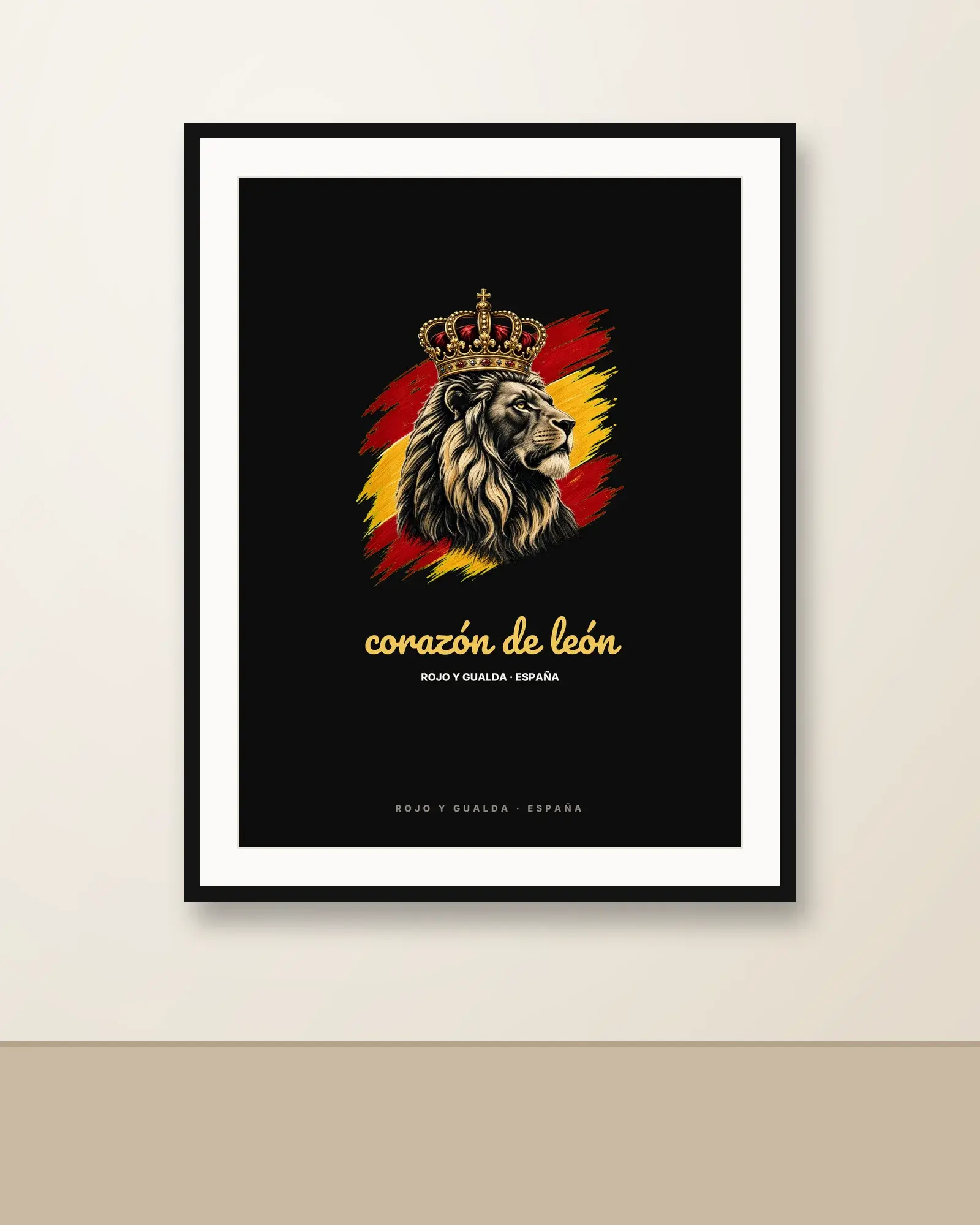 Corazón de León — Póster