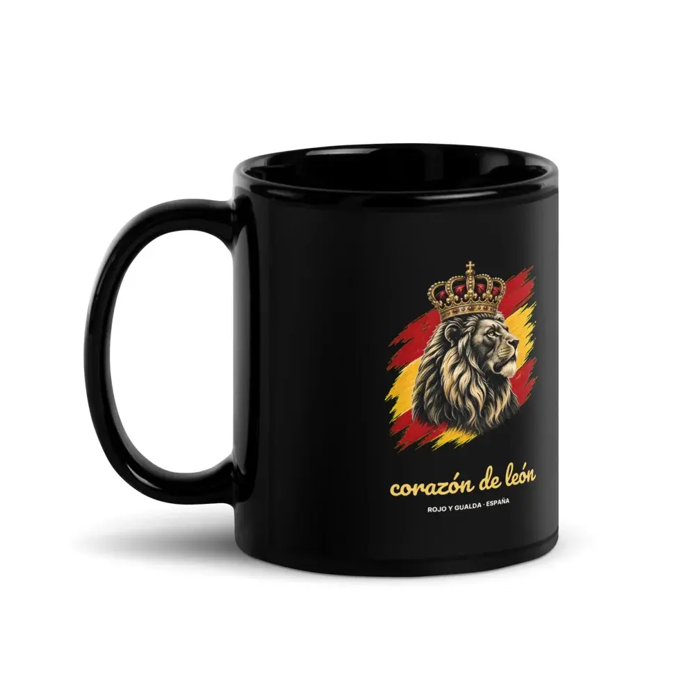 Corazón de León — Taza — Black