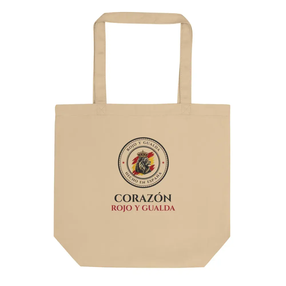 «Corazón rojo y gualda» — Bolsa tote — Oyster