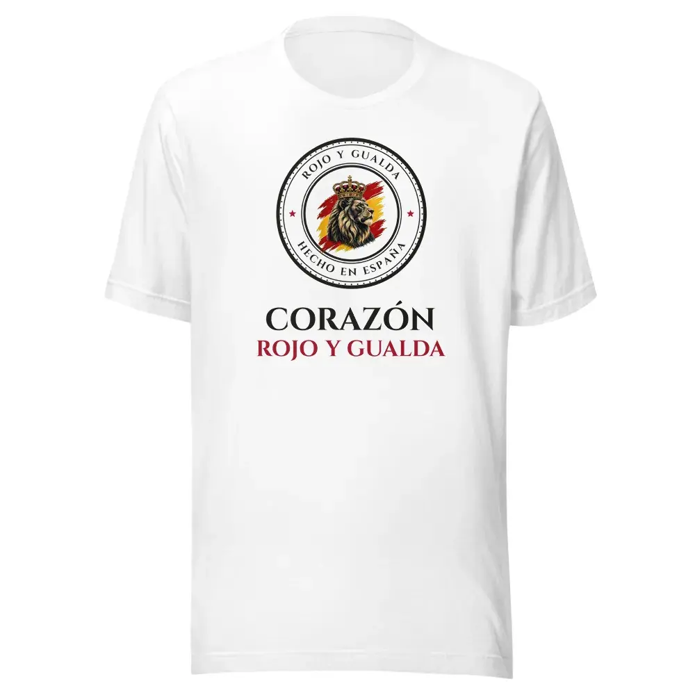 «Corazón rojo y gualda» — Camiseta — White