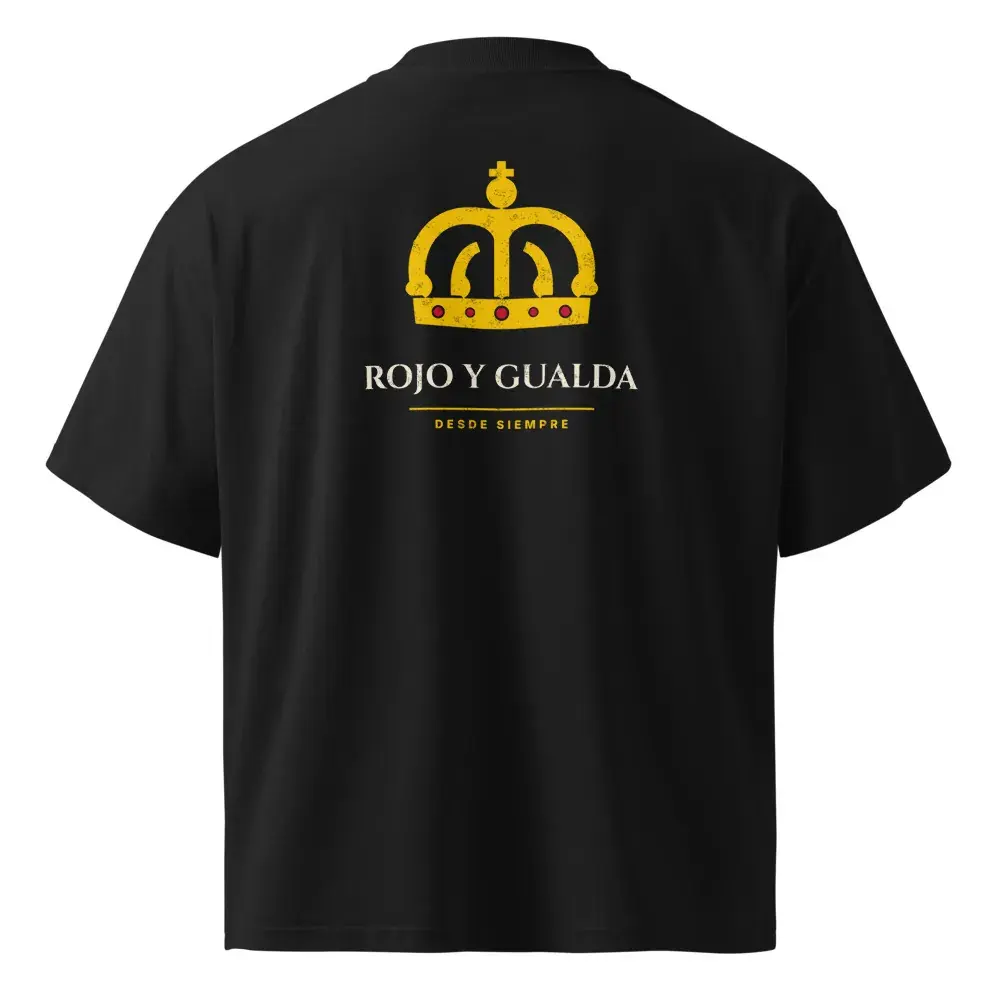Corona a la Espalda — Camiseta oversize