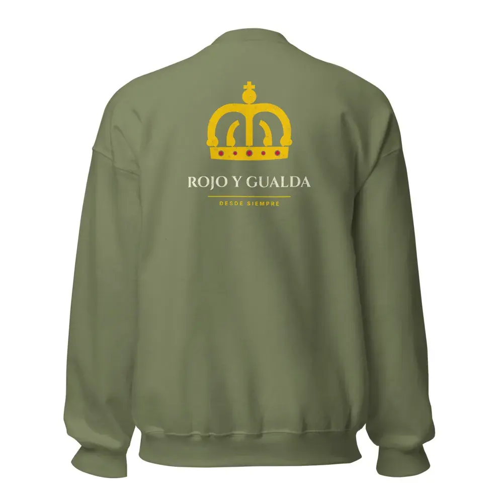Corona a la Espalda — Sudadera — Military Green