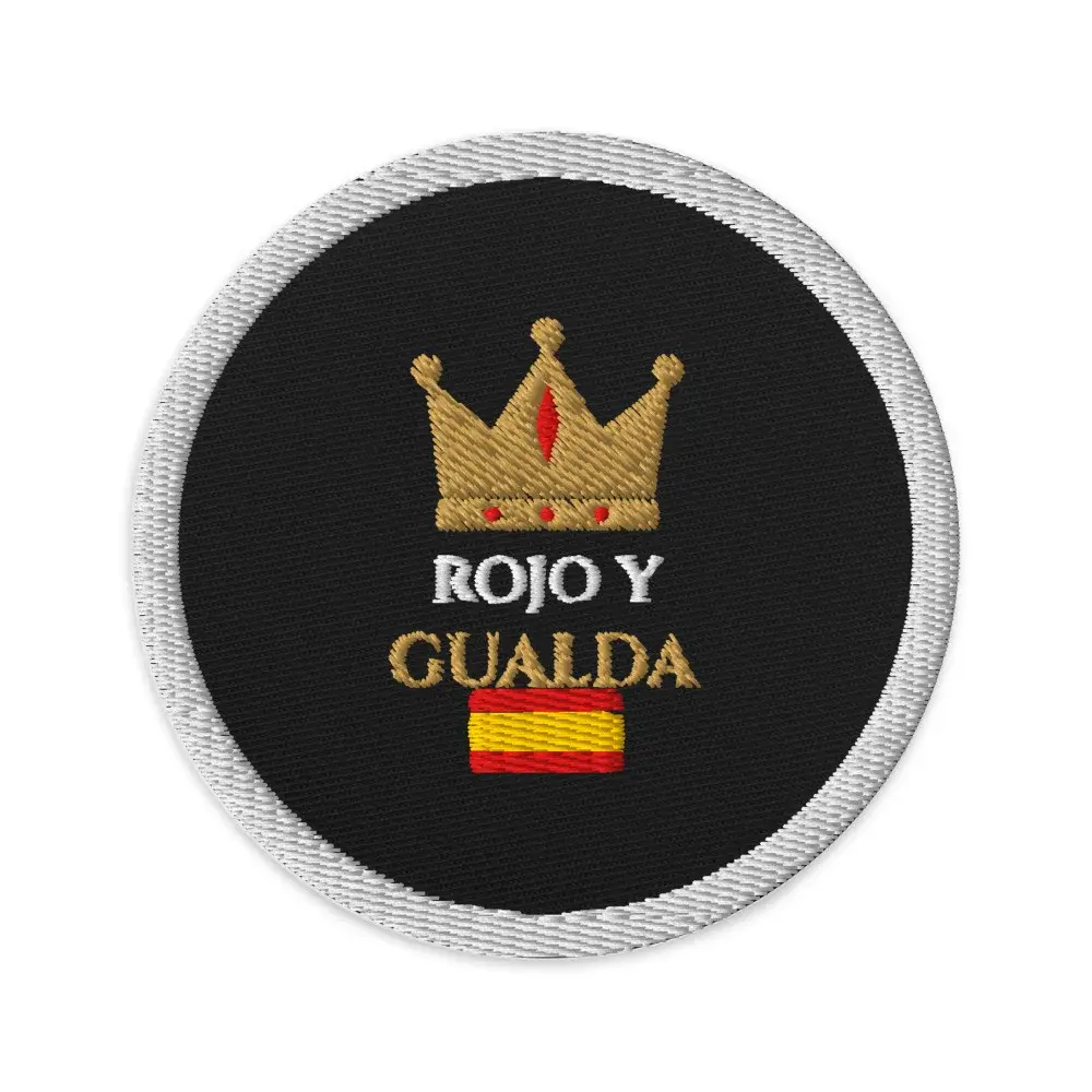 Corona Bordada — Parche bordado — Black