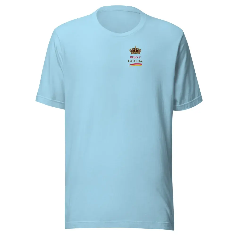 Corona Real · Pecho (claro) — Camiseta — Ocean Blue