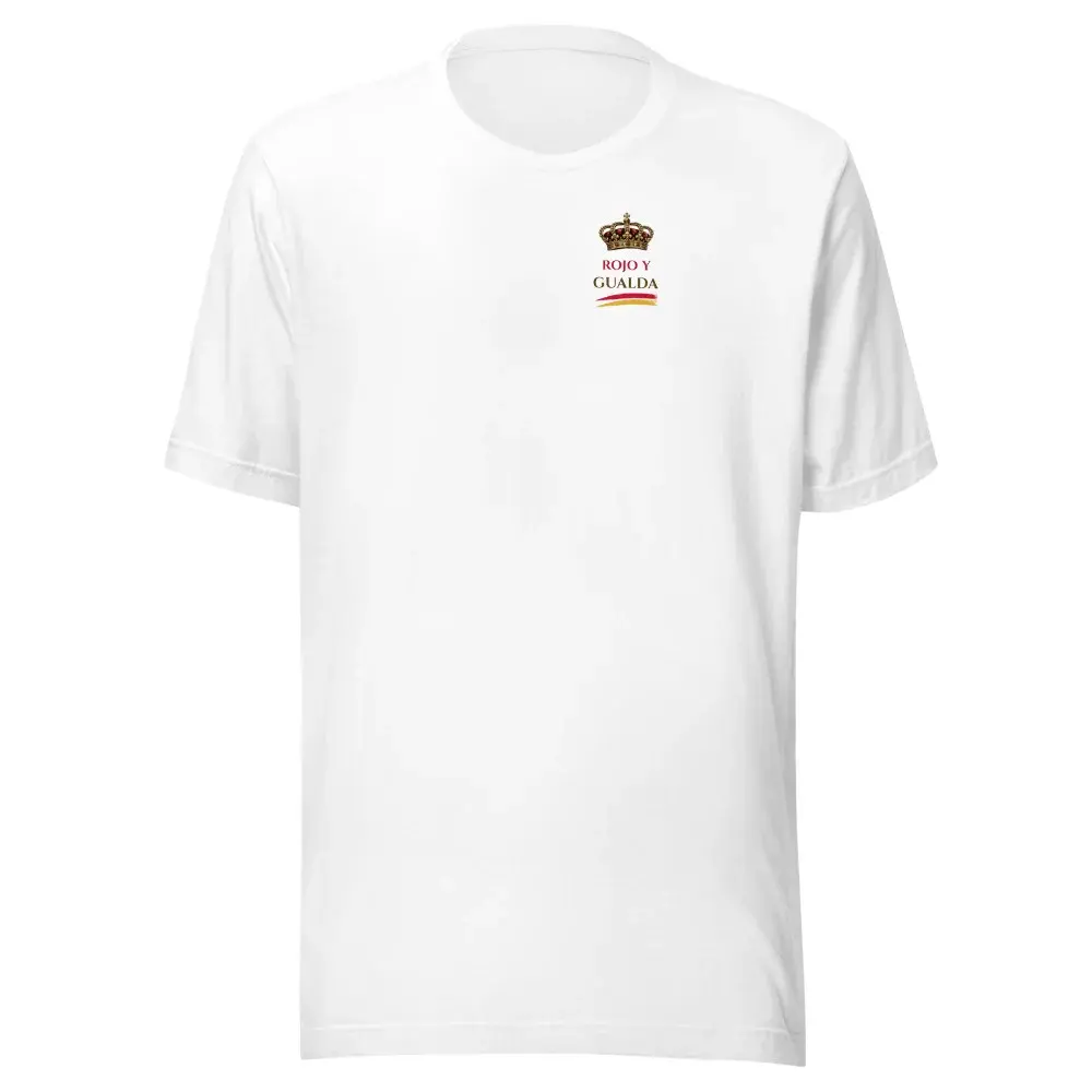 Corona Real · Pecho (claro) — Camiseta — White