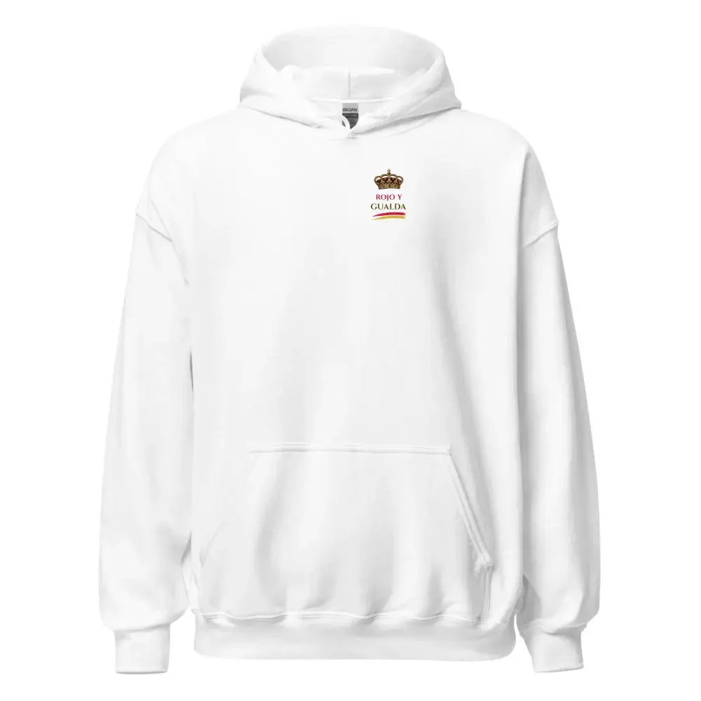 Corona Real · Pecho (claro) — Sudadera con capucha — White