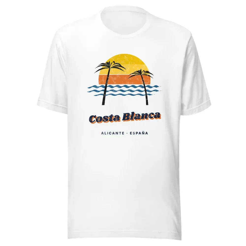 Costa Blanca · Postal — Camiseta — White