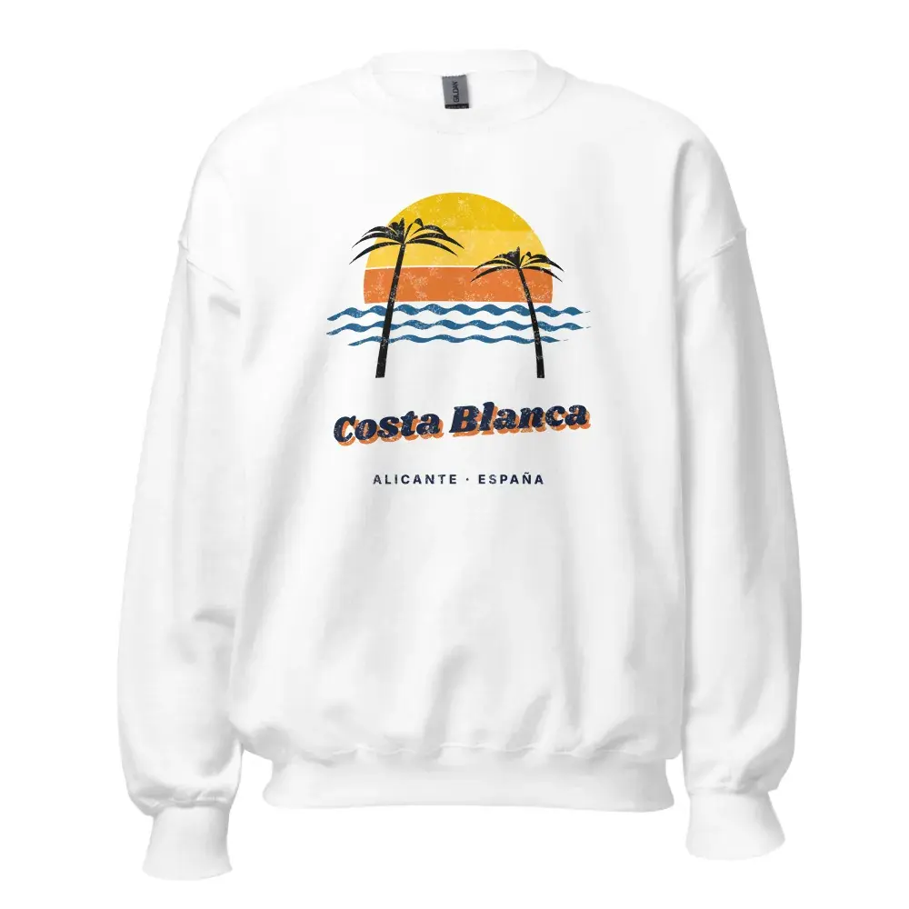 Costa Blanca · Postal — Sudadera — White