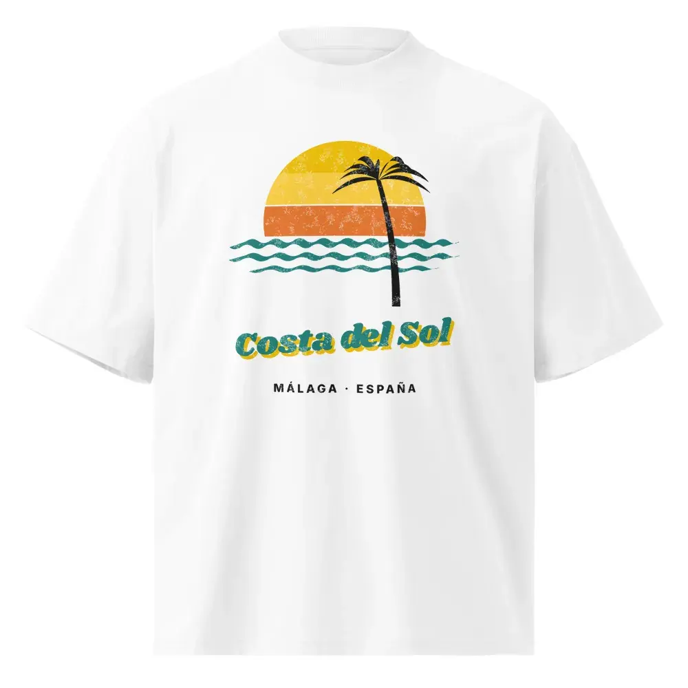 Costa del Sol · Postal — Camiseta oversize