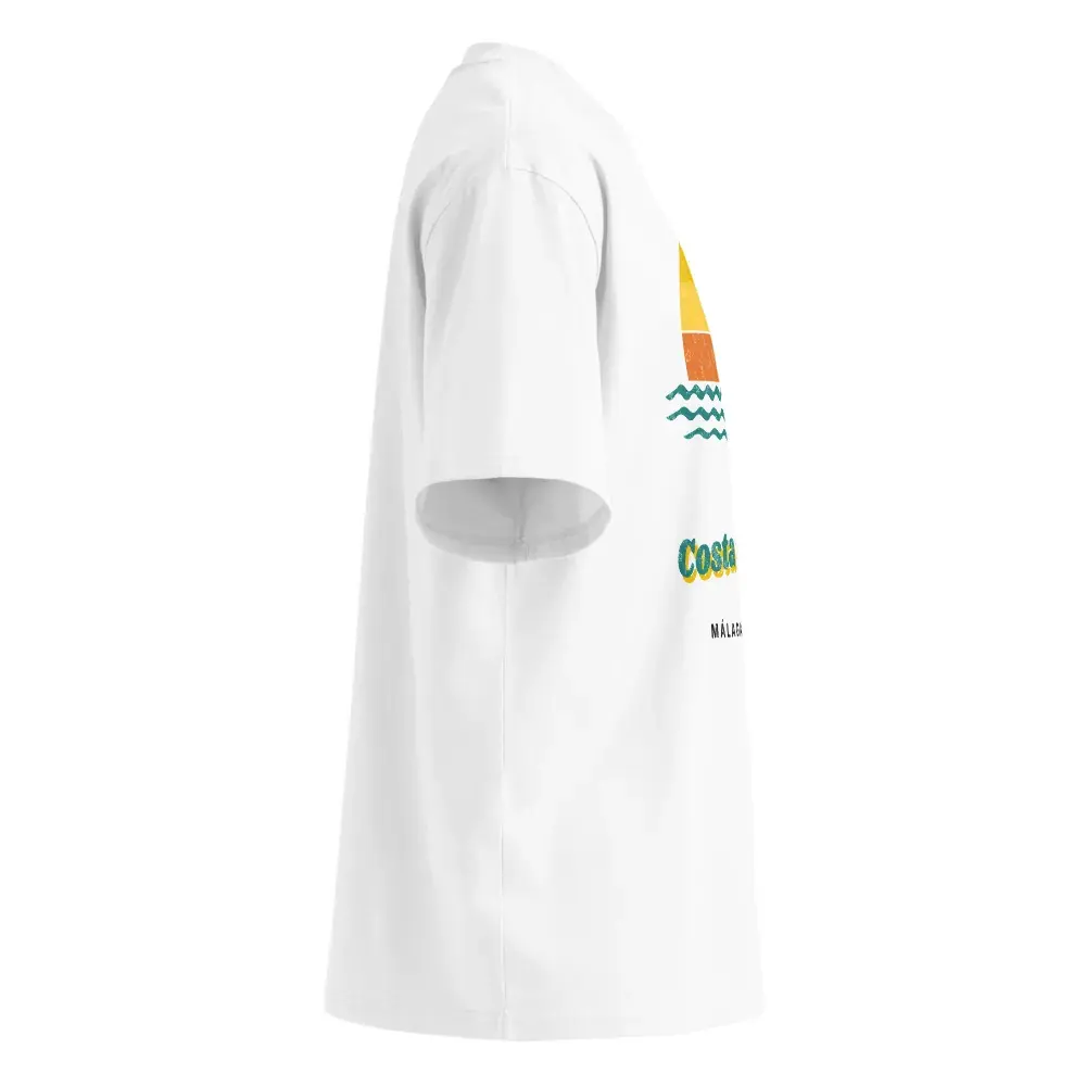 Costa del Sol · Postal — Camiseta oversize — White — Right