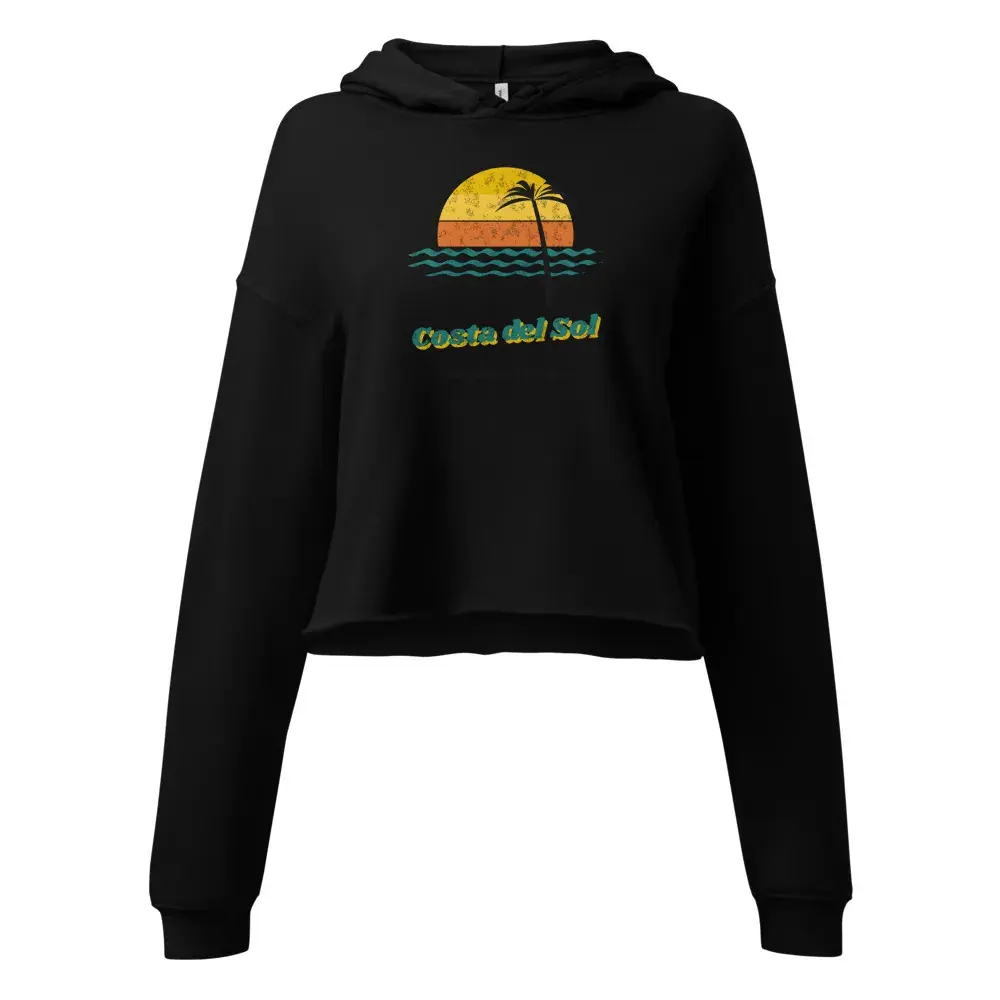 Costa del Sol · Postal — Sudadera corta de mujer