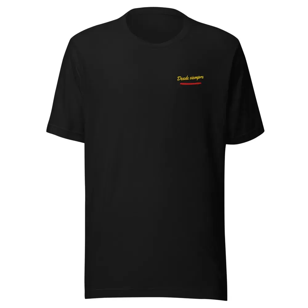 Desde Siempre · Bordado — Camiseta bordada — Black
