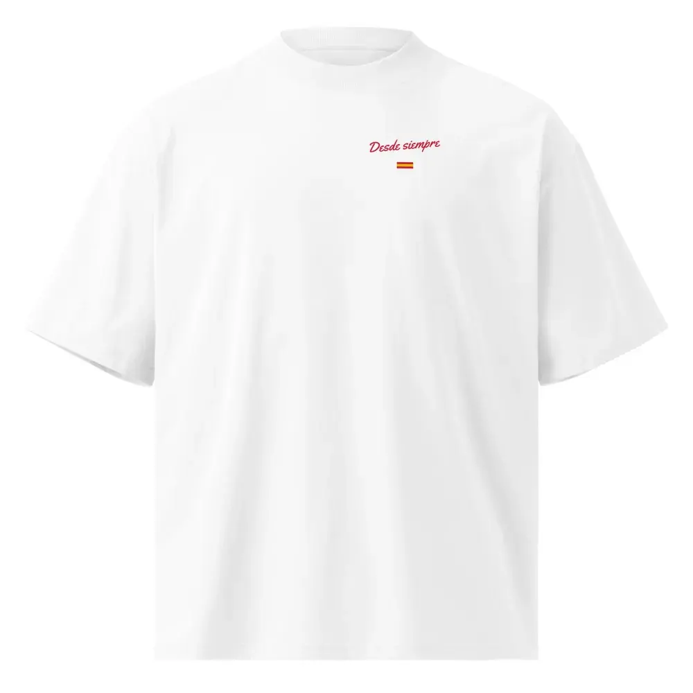 Desde Siempre — Camiseta oversize — White