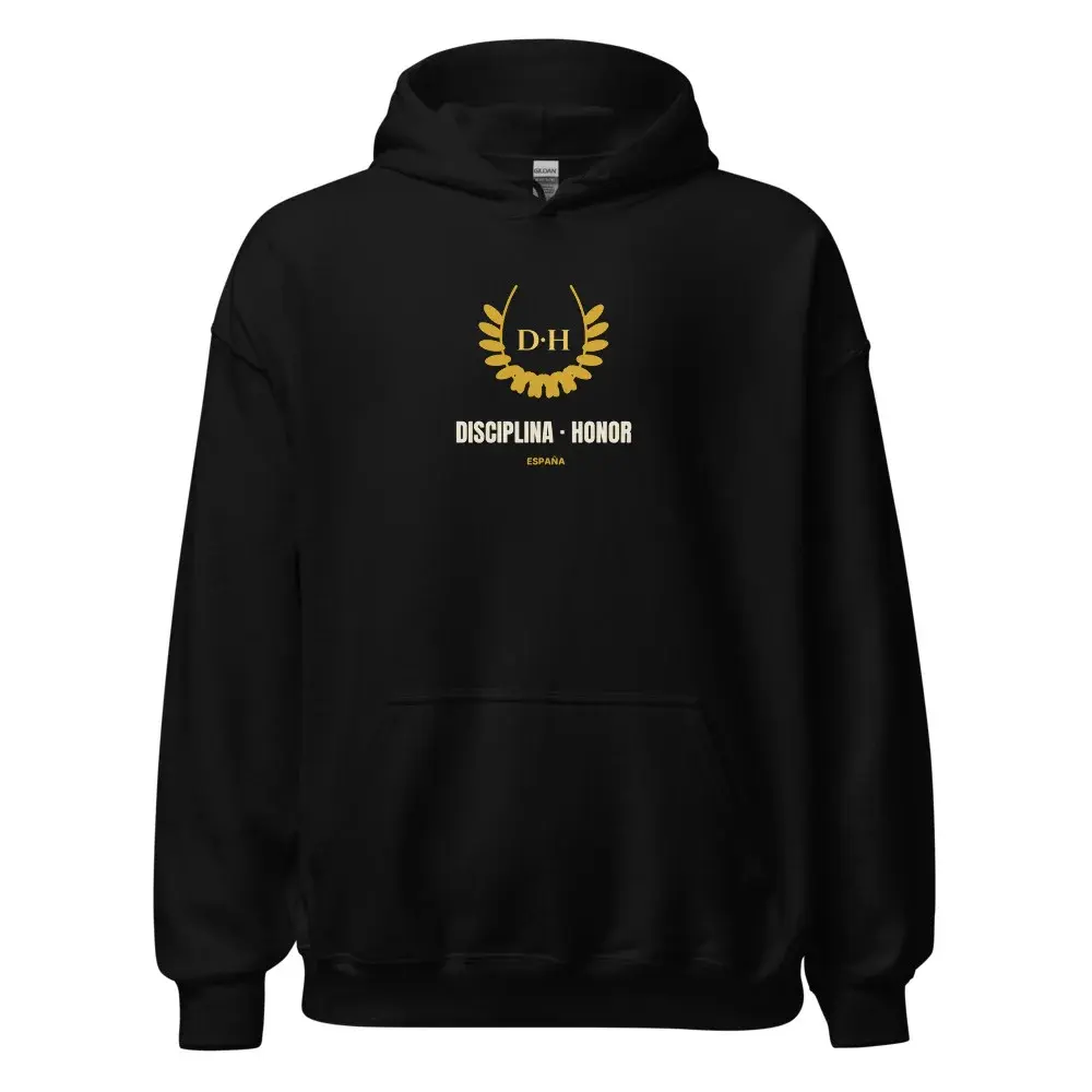 Disciplina y Honor — Sudadera con capucha — Black