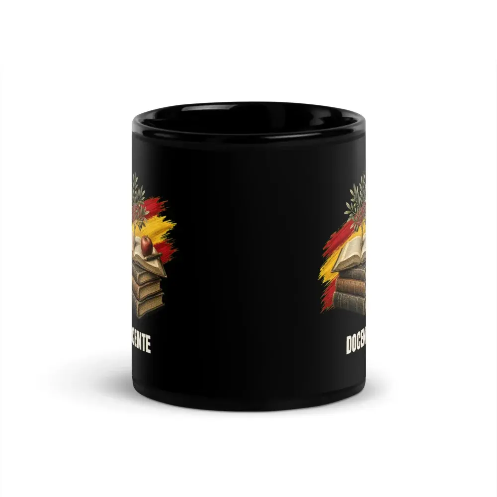 Docente · Arte — Taza — Black — Front