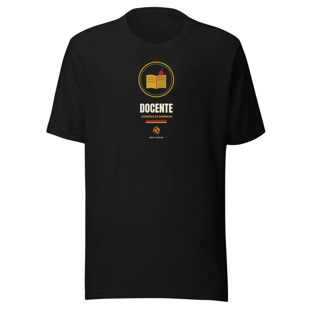 Docente — Camiseta — Black