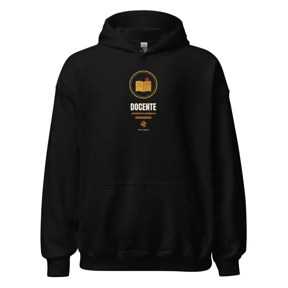 Docente — Sudadera con capucha — Black