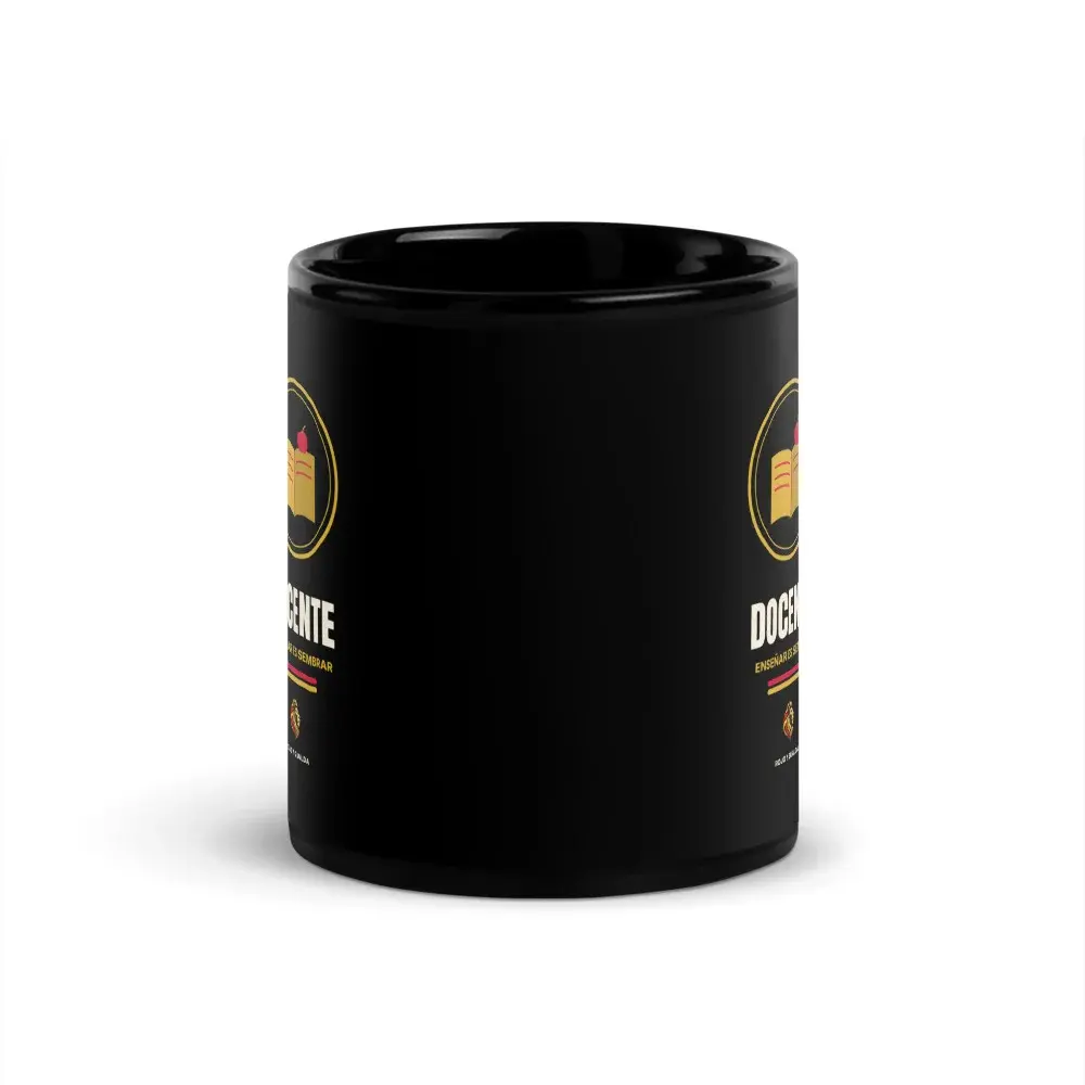 Docente — Taza — Black — Front