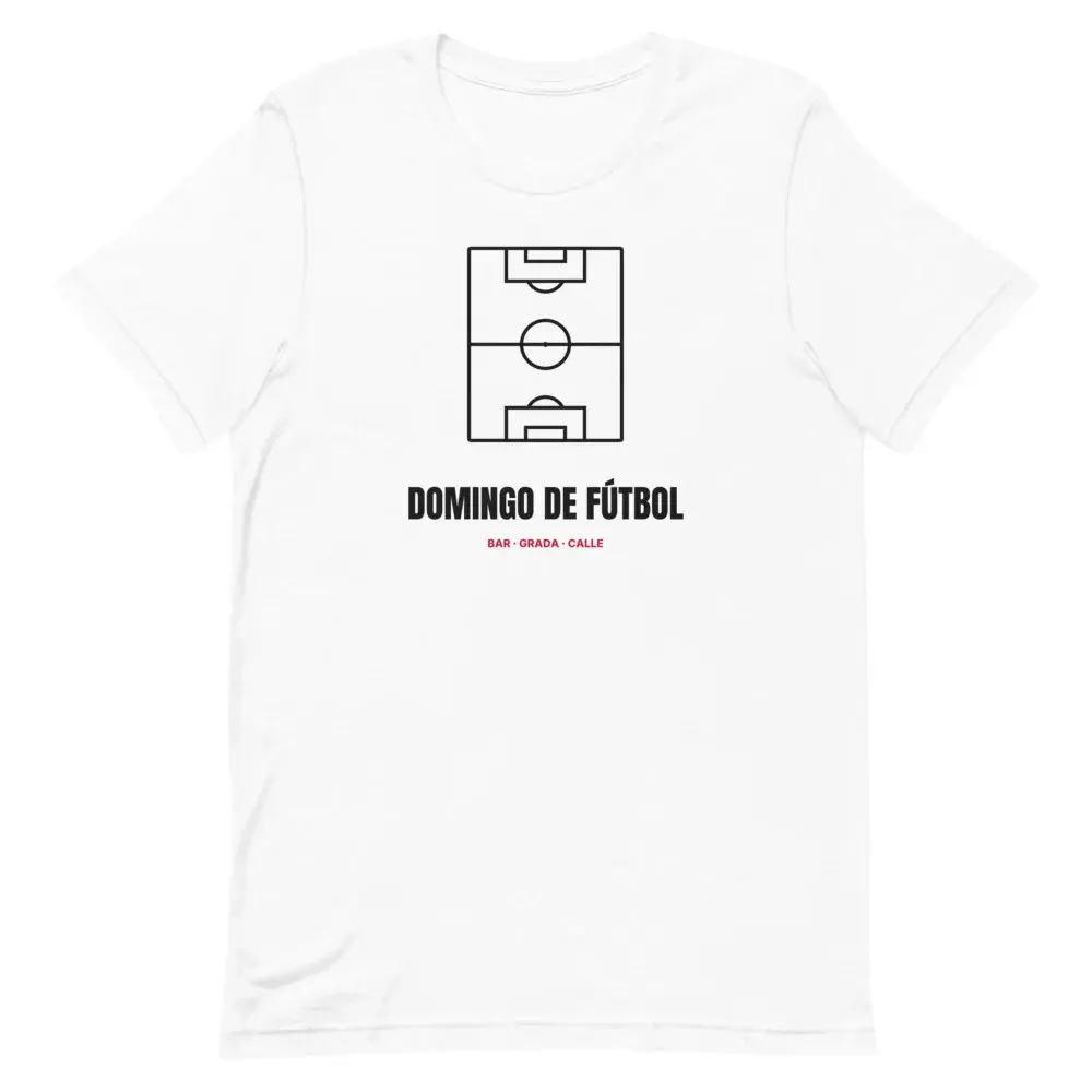 Domingo de Fútbol — Camiseta — White — Front