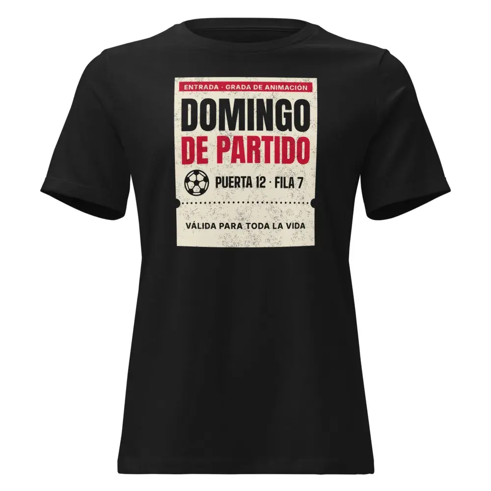 Domingo de Partido — Camiseta de mujer — Black