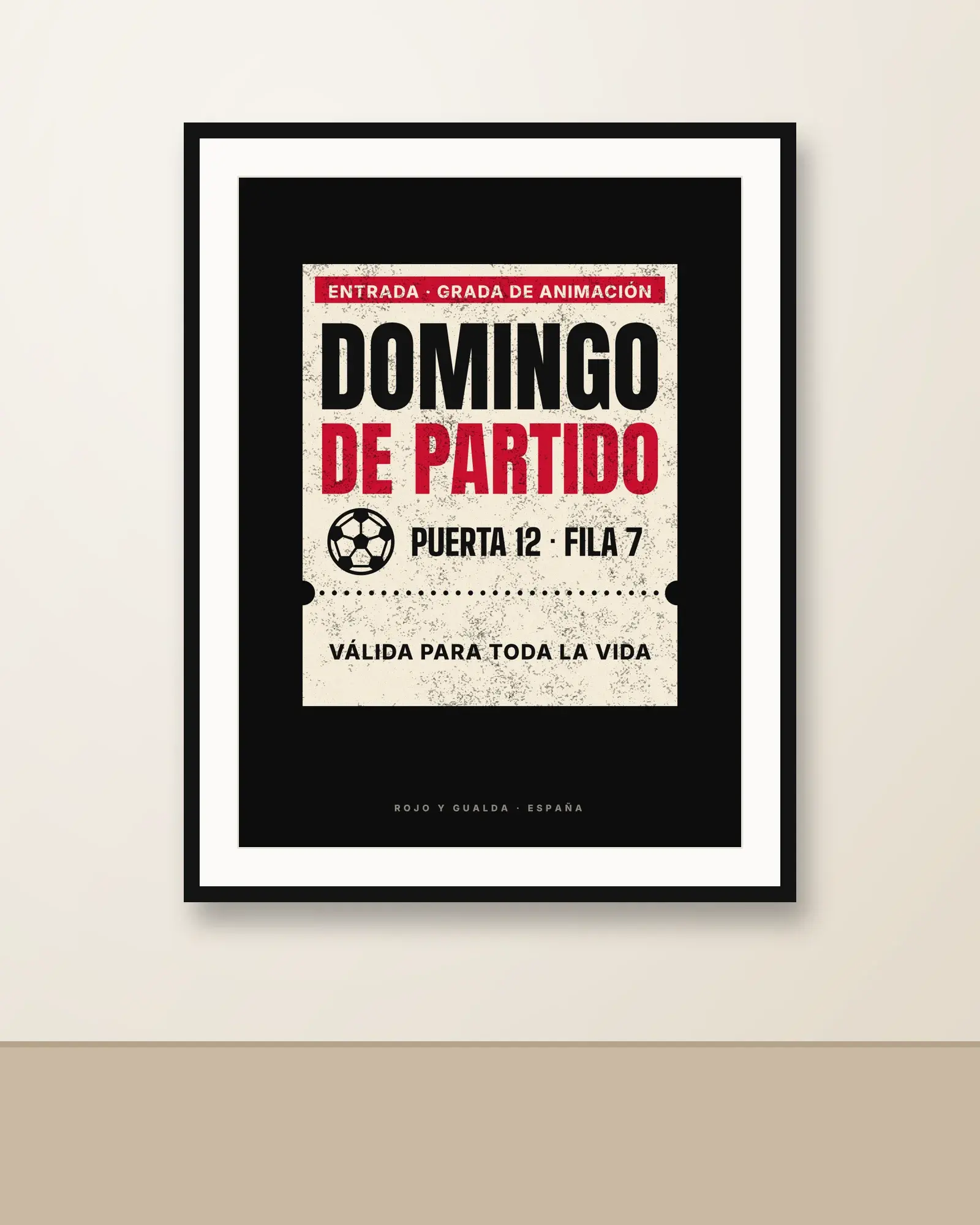 Domingo de Partido — Póster